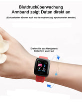 TPFNet Smart Watch / Fitness Tracker IP67 - Silikon Armband - Android & IOS - verschiedene Farben